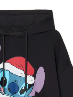 Świąteczna bluza hoodie Stitch