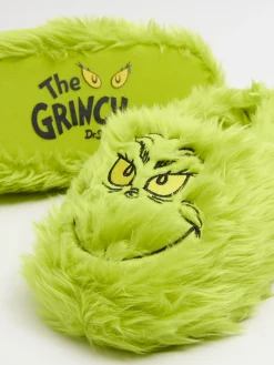 Świąteczne kapcie Grinch