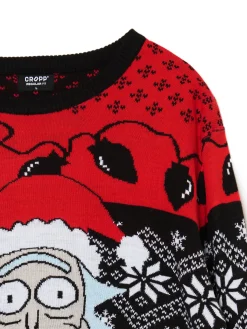 Świąteczny sweter Rick and Morty