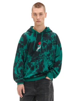 Wzorzysta bluza z kapturem