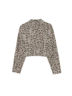 Wzorzysta koszula w panterkę