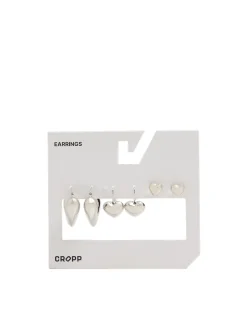 Zestaw kolczyków z motywem serca