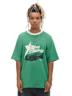 Zielona koszulka z nadrukiem