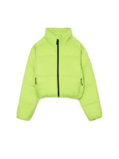 Zielona kurtka puffer