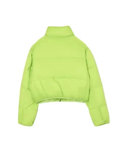 Zielona kurtka puffer